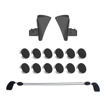 HiBloks Per RayBan Meta Wayfarer Skyler Headliner GEN1 e GEN 2 Parasole Adesivi/Deflettore Occhiali Cordino Occhiali Accessori