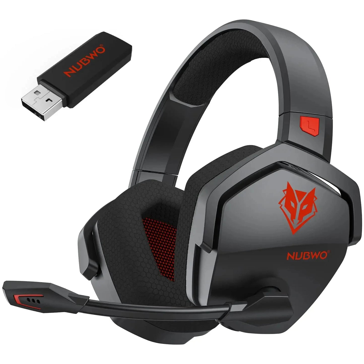 Cuffie Auricolari Gaming Wireless  - Doppia Connessione 2.4G/Bluetooth, 100h Autonomia, Microfono ENC, per PC PS4 PS5