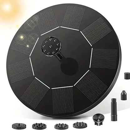 Pompa Solare Galleggiante per Fontana 13/16/18 cm, a Pannello Solare Piscina, Stagno, Giardino