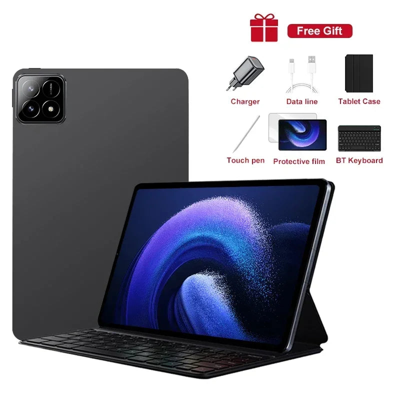 Tablet MI Pad 8S Pro 2026 11" Snapdragon 8 Gen 2 Android 14 16GB+1TB 10000mAh 5G Dual SIM WiFi 4K HD Gaming PC 🚀