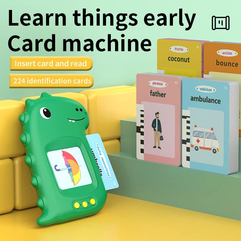 📚 Macchina Parlante per Flashcard Educative - Giocattolo per Imparare l'Inglese