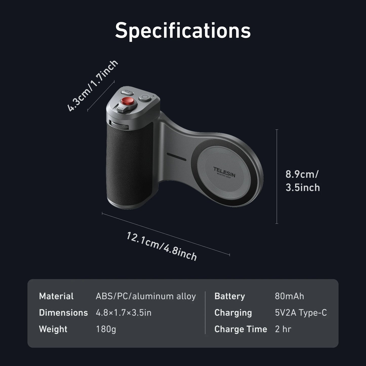Kit Impugnatura Pro Magnetica per iPhone 17 Pro/Max 📱 | Il MUST-HAVE degli Influencer | Scatti PERFETTI & Video STABILI