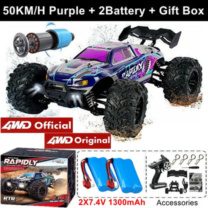 Auto RC 4WD 1:16 80km/h Brushless Off Road Drift Racing Bambini Adulti
