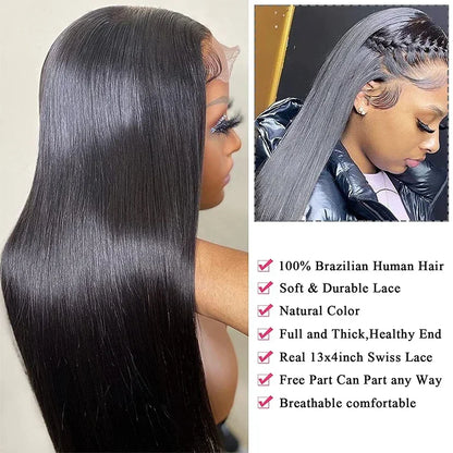 ✨ Parrucca 40-46" Capelli Umani - Pizzo Trasparente 13x6, Densità 200%, Effetto Naturale!
Lunga, fluente e super realistica! Perfetta per styling personalizzati. 💁‍♀️💫