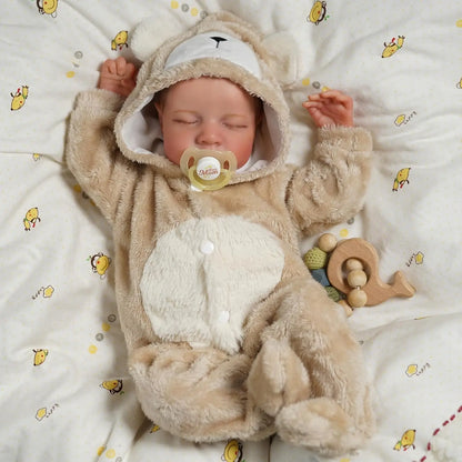 Bambola Teddy Newborn Iper realistica Regalo Perfetto Morbido