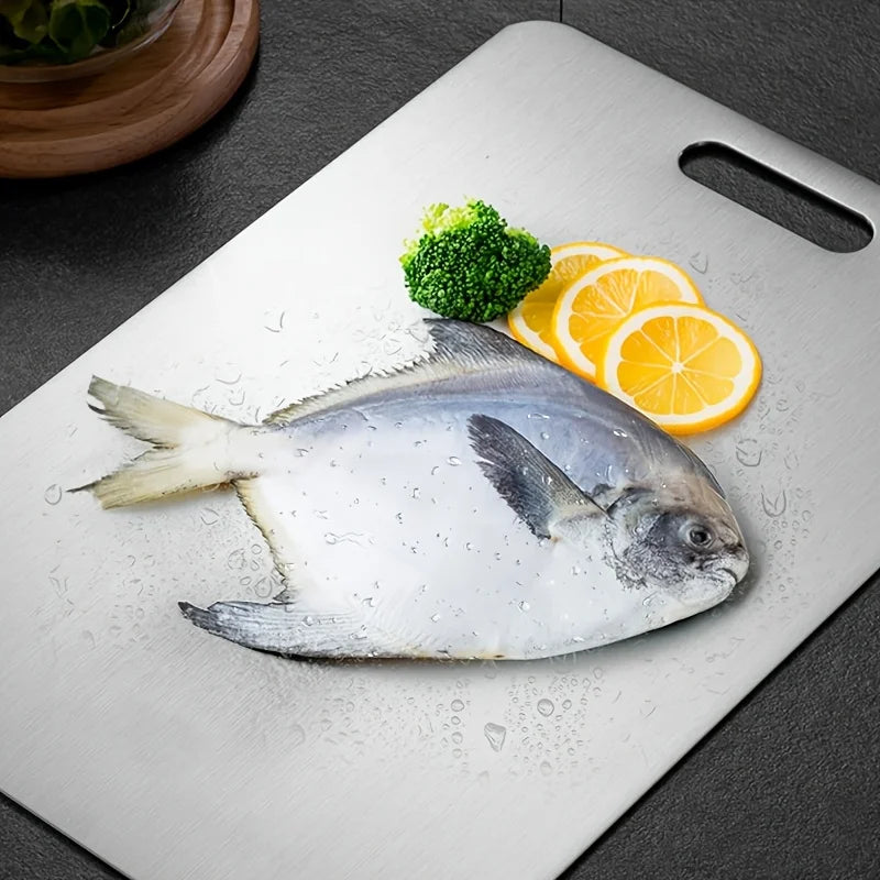 🔪 Set 3 Taglieri Acciaio Inox - Antiscivolo, Senza BPA, Salvaspazio!
Perfetti per carne, pesce e verdure. Scanalatura per succhi e lavabili in lavastoviglie!