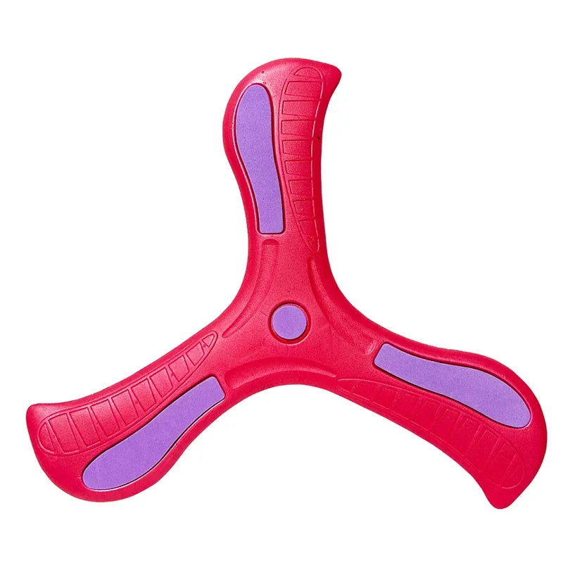 Boomerang Morbido per Bambini - Giocattolo Interattivo 3 Lame, Sicuro per Esterni, Educativo e Anti-Stress - Regalo per Tutte le Età