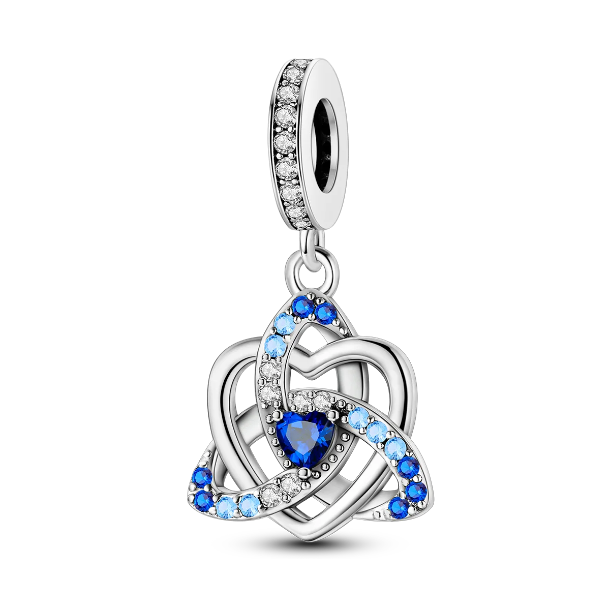 Bracciale Charm Argento 925 - Perle Blu, Gioielli Fai Da Te, Design Moderno e Minimalista Crea il tuo gioiello unico! Perle in argento sterling e charm eleganti.