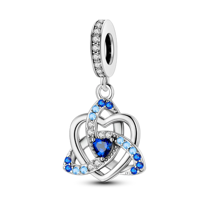 Bracciale Charm Argento 925 - Perle Blu, Gioielli Fai Da Te, Design Moderno e Minimalista Crea il tuo gioiello unico! Perle in argento sterling e charm eleganti.