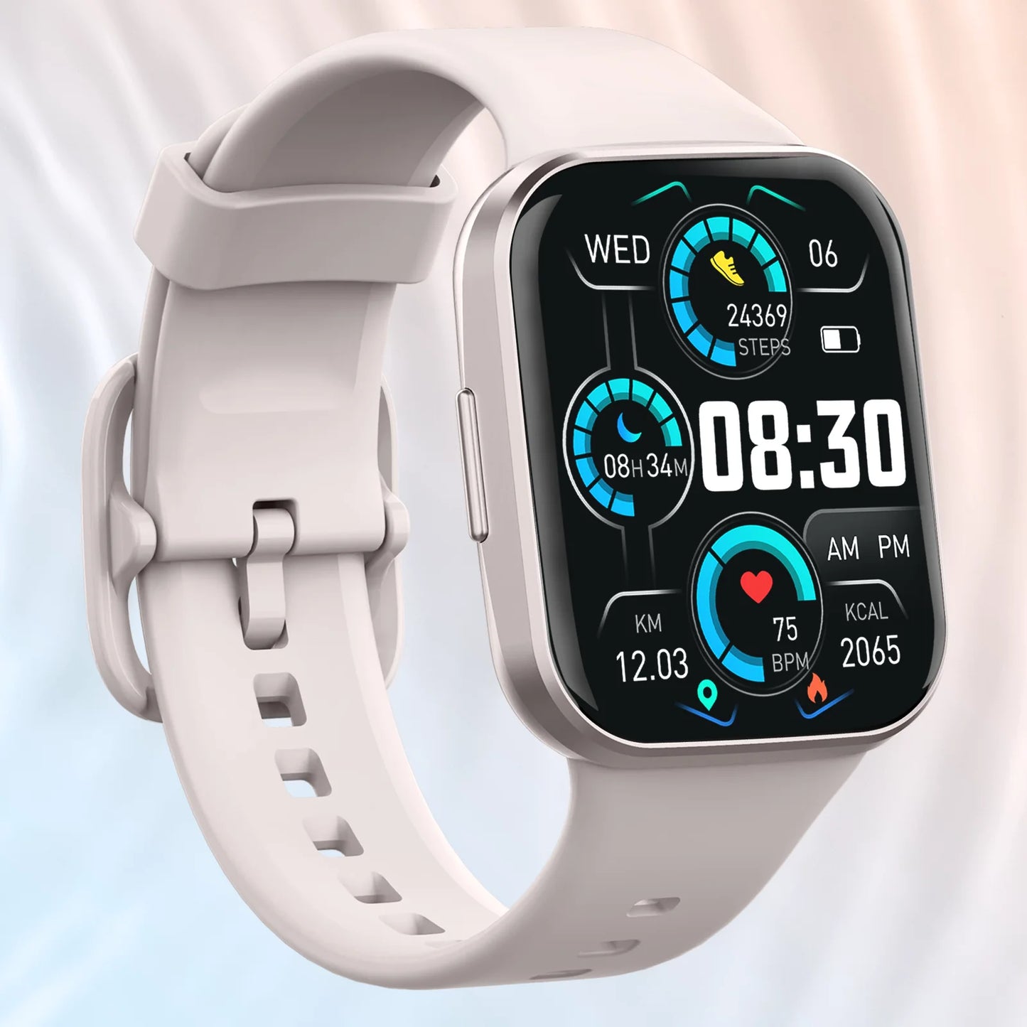 Smartwatch Nerunsa Fitness Pro 🏃‍♂️ | Schermo 1.69" HD, 25 Sport, IP68 | Monitora Sonno e Stress