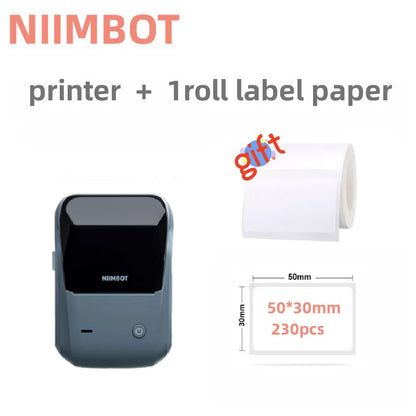 Stampante Termica Portatile Wireless | Batteria 1500mAh, Larghezza Etichette 20-50mm, App Multi-Lingua | Organizzazione Fai-da-Te
