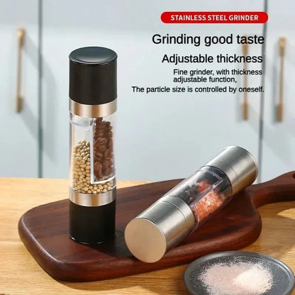 🌶️ Macinapepe e Sale 2 in 1 – Elegante e Regolabile per Spezie Fresche
