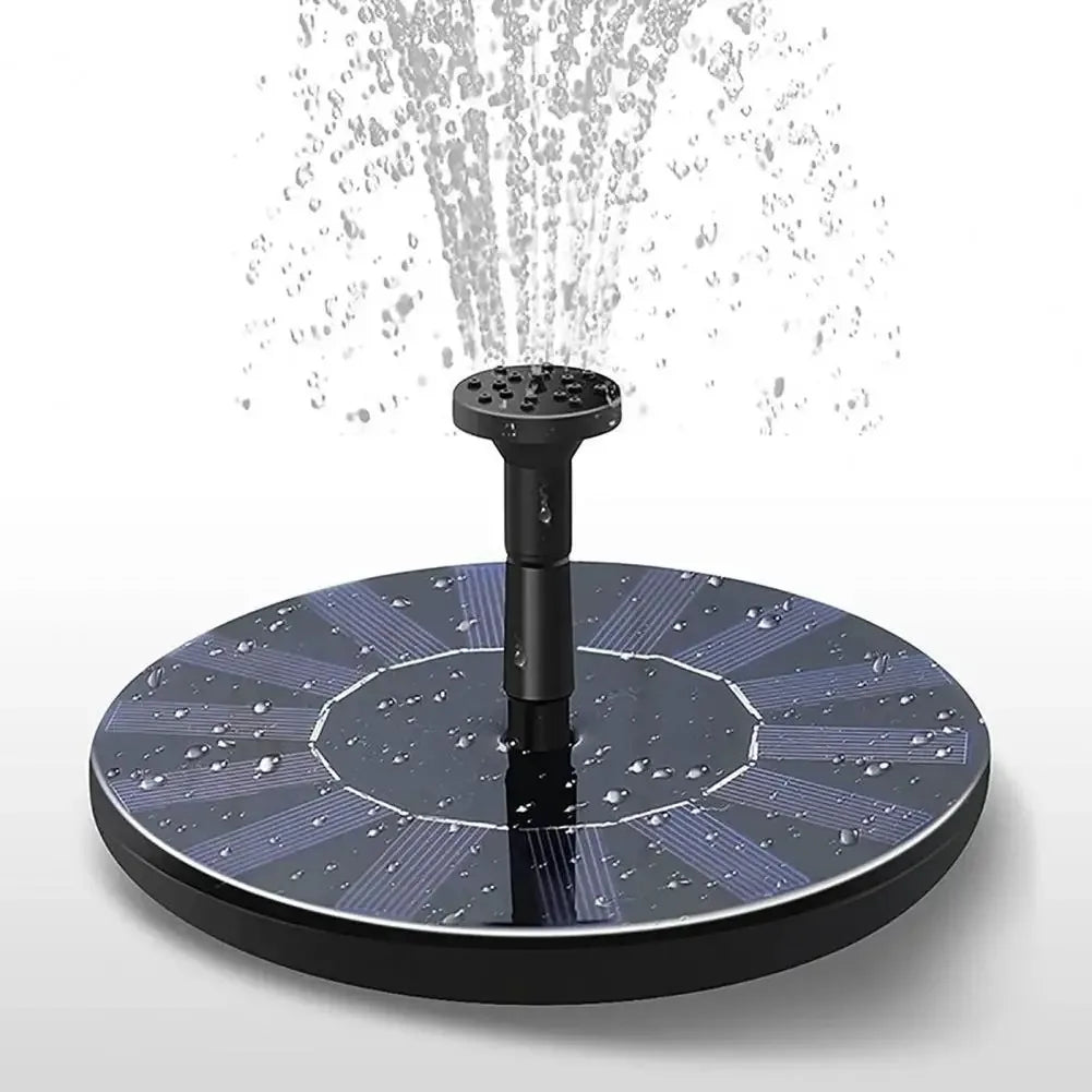 Pompa Solare Galleggiante per Fontana 13/16/18 cm, a Pannello Solare Piscina, Stagno, Giardino