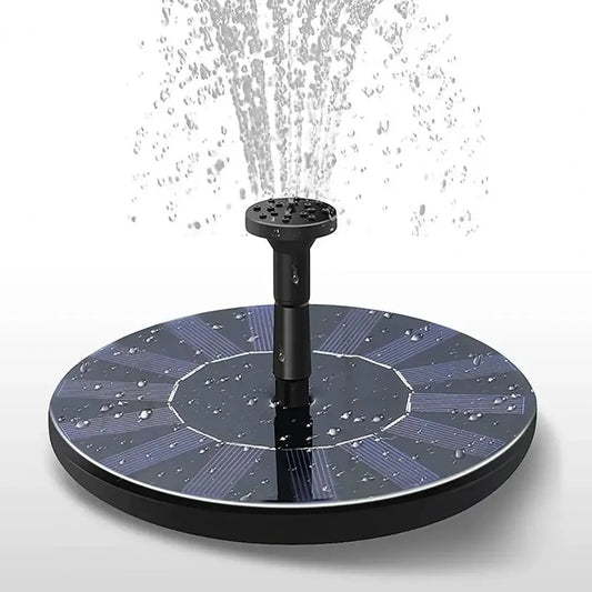 Pompa Solare Galleggiante per Fontana 13/16/18 cm, a Pannello Solare Piscina, Stagno, Giardino