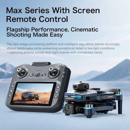 Drone 4K Mijia GT8 FPV, Antenna Lungo Raggio, Evita Ostacoli, Schermo LCD