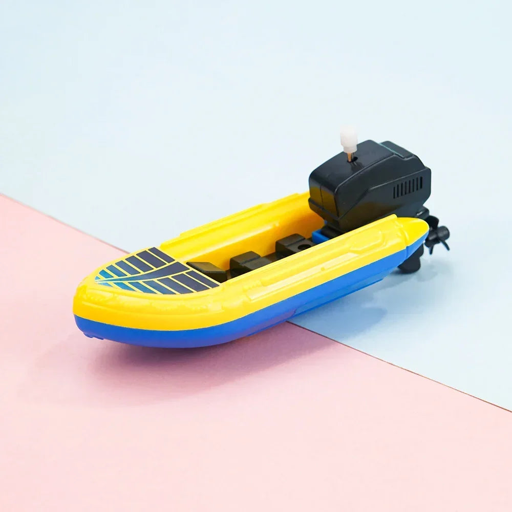2 Pezzi Barche Giocattolo - Nave Velocissima Galleggiante, Gioco da Bagno/Doccia per Bambini, Regalo