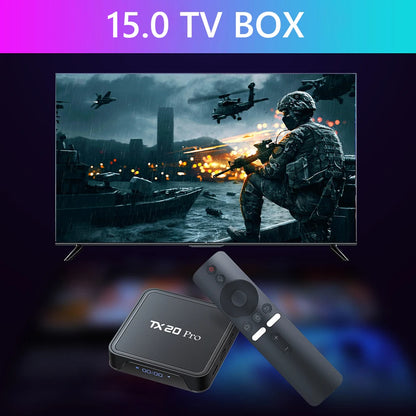 🔥 Smart TV Box Android 15.0 | 4K HDR & 8K Decodifica | WiFi Dual-Band + BT5.2 | Allwinner H313 Quad Core