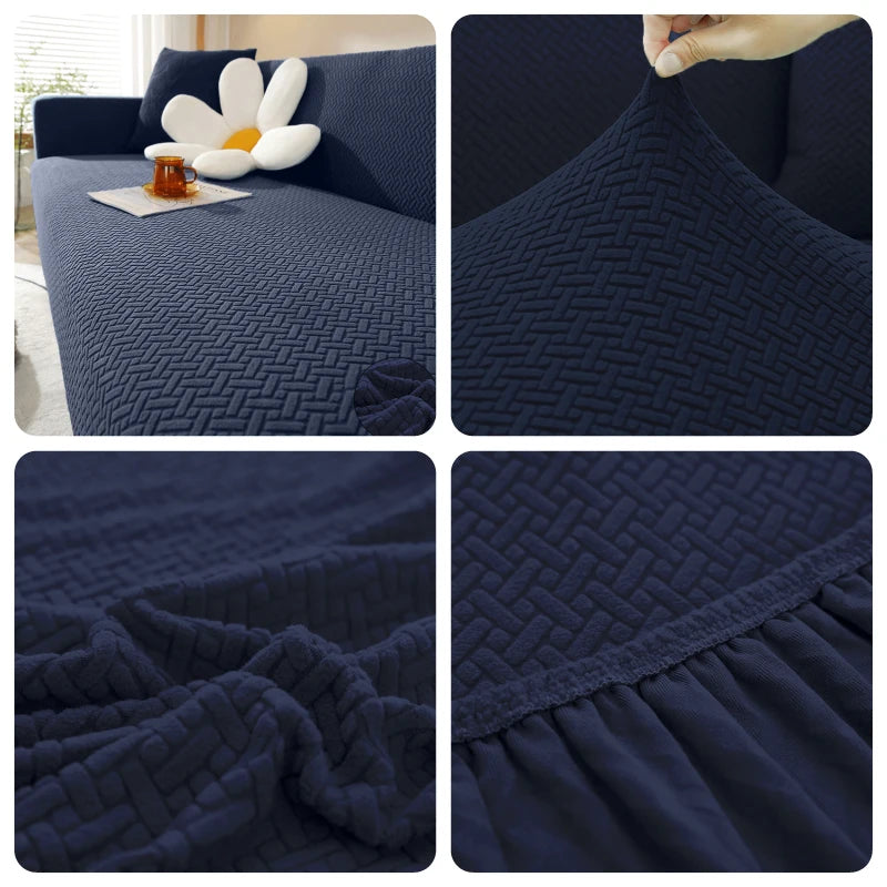 Copridivano Jacquard Morbido - Elasticizzato per Divani L/2/3/4/5 Posti