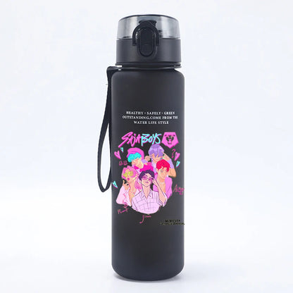 Borraccia KPop Demon Hunters Design Kawaii, Senza BPA, 500ml, Regalo per Bambine