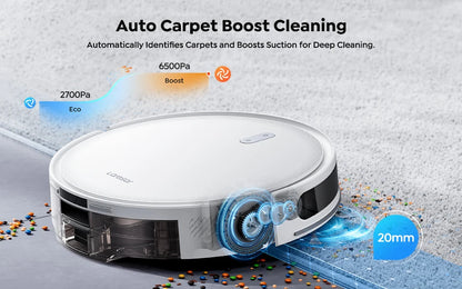 🌟 L10 Robot 2-in-1: Aspira 6500Pa + Mop | LiDAR Smart, App, 150min | Per Pavimenti & Tappeti