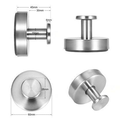Ganci a Ventosa Sottovuoto senza Fori | Adesivi per Bagno, Cucina, Vetro | Porta Asciugamani e Borse
