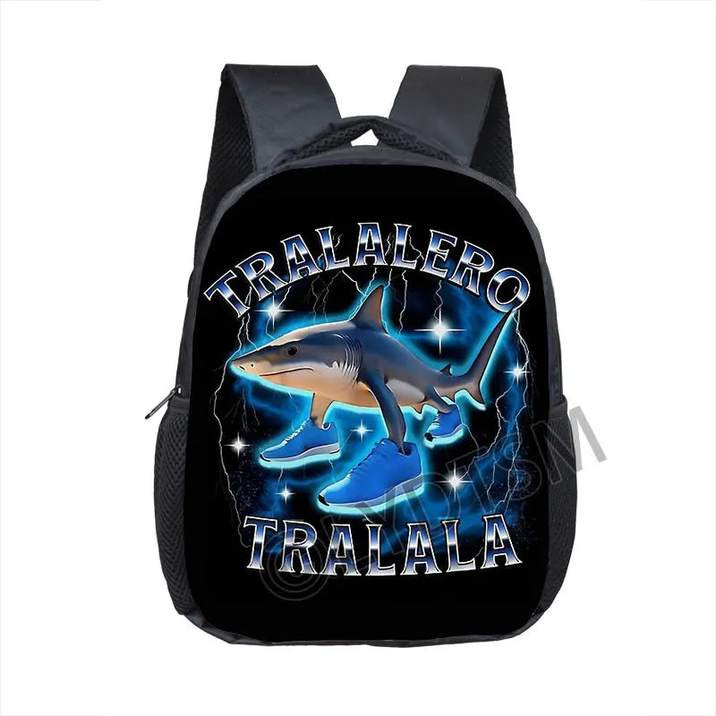 🎒 Zaino Brainrot Italiano - Tralalero Tralalà! Per Bambini 2-4 Anni