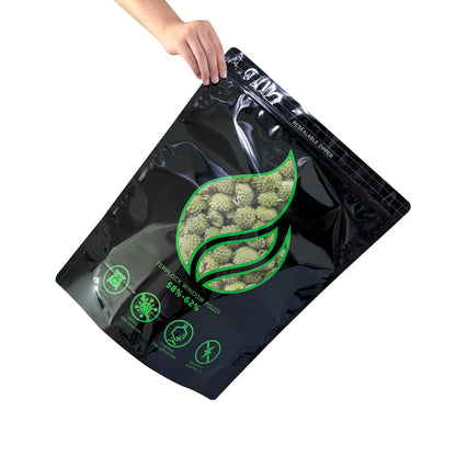 Sacchetti Terp-Control Mylar | Sigillabili a Caldo | 1/8Oz - 2Lb | 58-62% RH