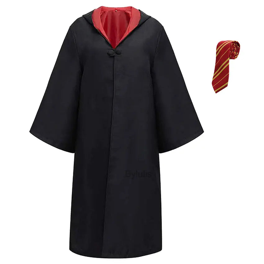 🧙‍♀️ Costume da Mago per Donne e Ragazze - Mantello e Toga Stile Scuola di Magia, Per Halloween e Cosplay!