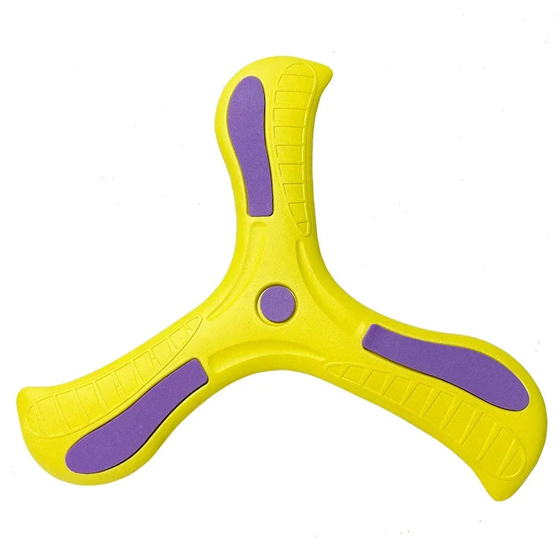 Boomerang Morbido per Bambini - Giocattolo Interattivo 3 Lame, Sicuro per Esterni, Educativo e Anti-Stress - Regalo per Tutte le Età