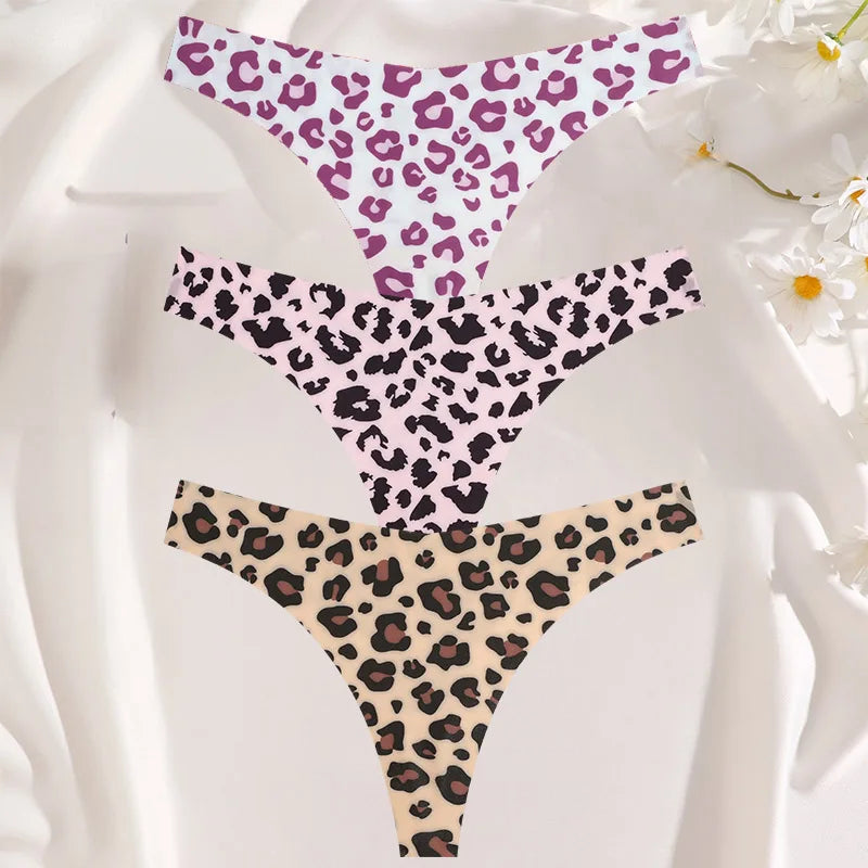 3 Mutandine Sexy Donna - Perizoma T-Back Vita Bassa - Intimo Colorato Senza Cuciture