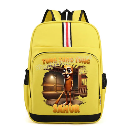 🎒 Zaino Scolastico "Italian Brainrot" - Stampa Cartoon Unica! ✨ Capienza XXL + Design Esclusivo - Per Studenti Fashion!