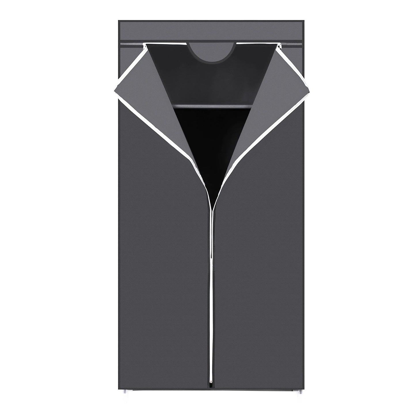 Armadio Pieghevole Tessuto 🚪 | 160cm Alto, 3 Ripiani | Organizza Casa in 1 Minuto