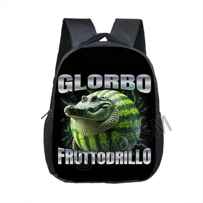 🎒 Zaino Brainrot Italiano - Tralalero Tralalà! Per Bambini 2-4 Anni