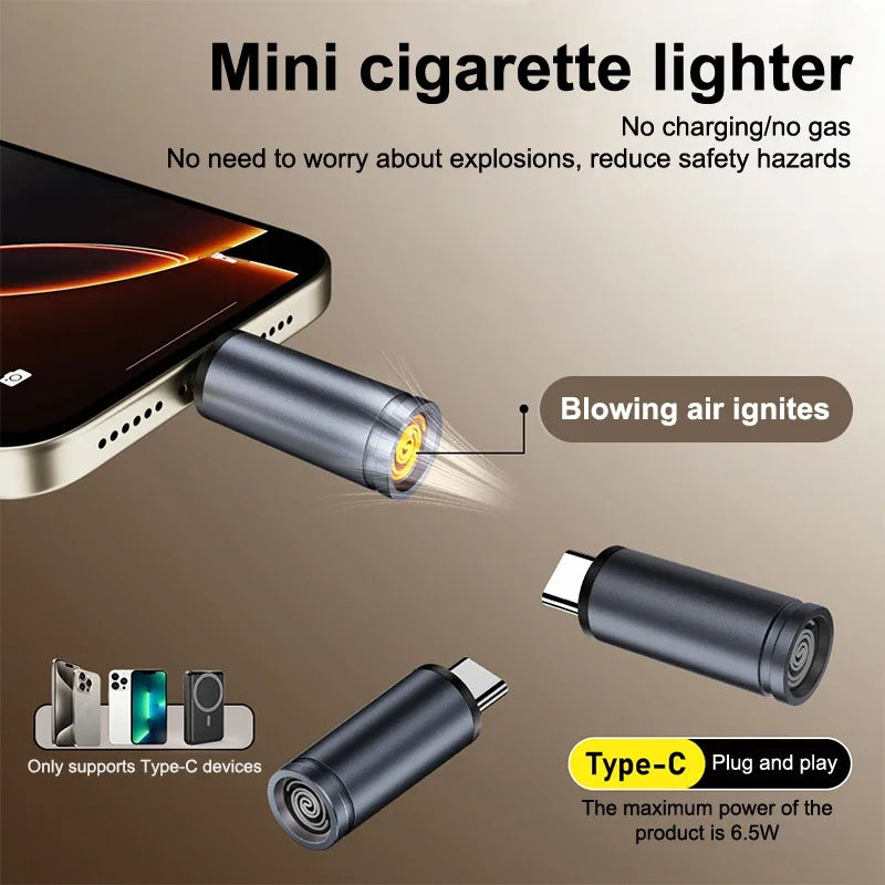Accensione USB-C 🔥 | Zero Batterie, Sicuro in Auto 🚗 | Perfetto per Viaggi & Emergenze 🆘