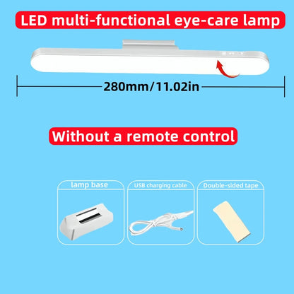Lampada LED Magnetica Ricaricabile | 3 Luci Dimmerabili, Sospensione, per Scrivania, Armadio, Letto
