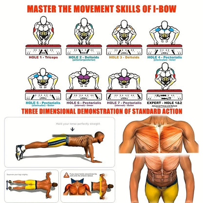 Barra Push-Up Multifunzionale Pieghevole - Allenati Ovunque! 🏋️‍♂️