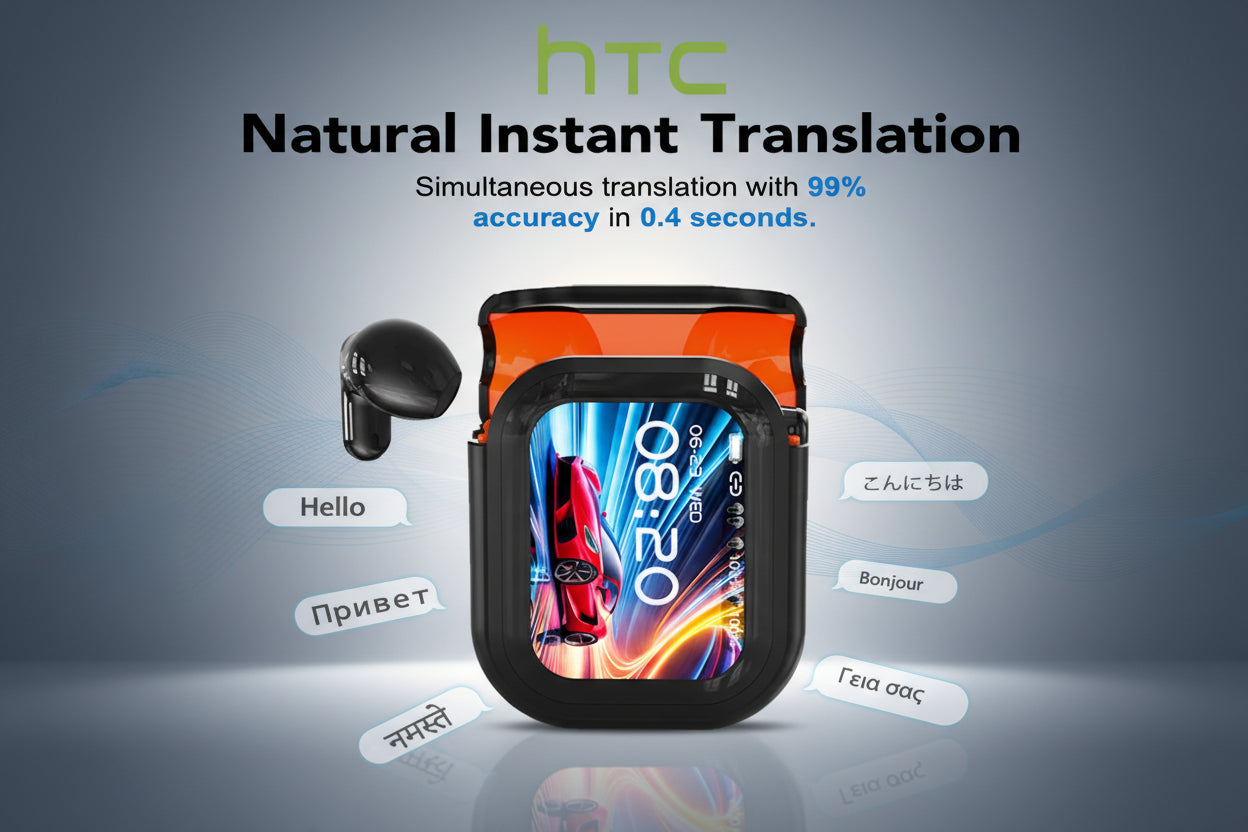 HTC NE20 Auricolari Bluetooth 6.0 con Traduzione