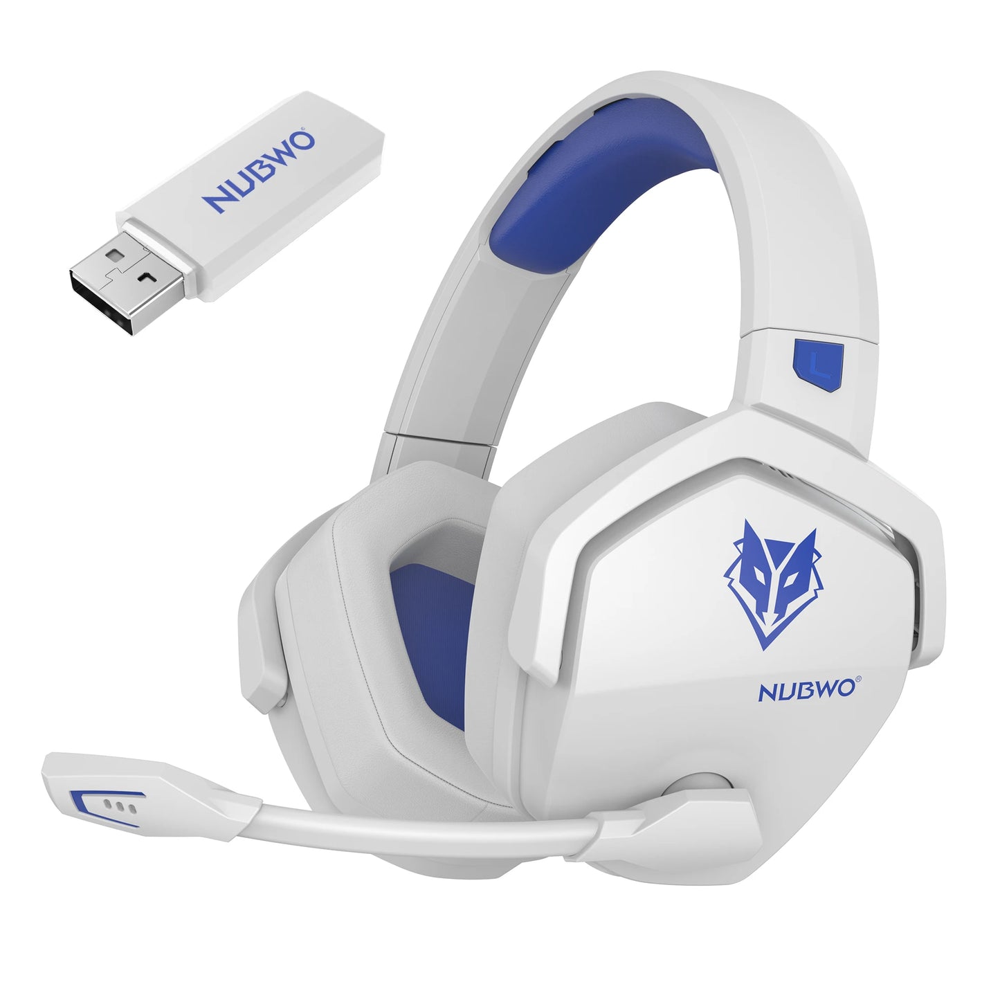 Cuffie Auricolari Gaming Wireless  - Doppia Connessione 2.4G/Bluetooth, 100h Autonomia, Microfono ENC, per PC PS4 PS5