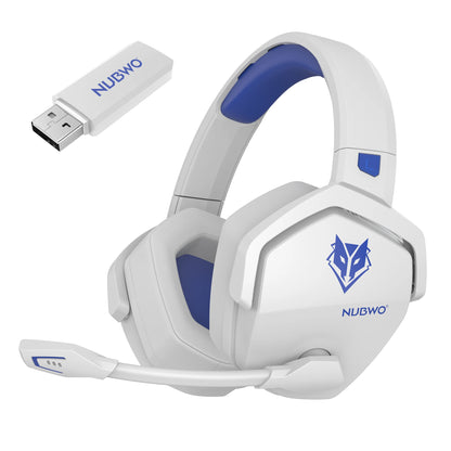 Cuffie Auricolari Gaming Wireless  - Doppia Connessione 2.4G/Bluetooth, 100h Autonomia, Microfono ENC, per PC PS4 PS5