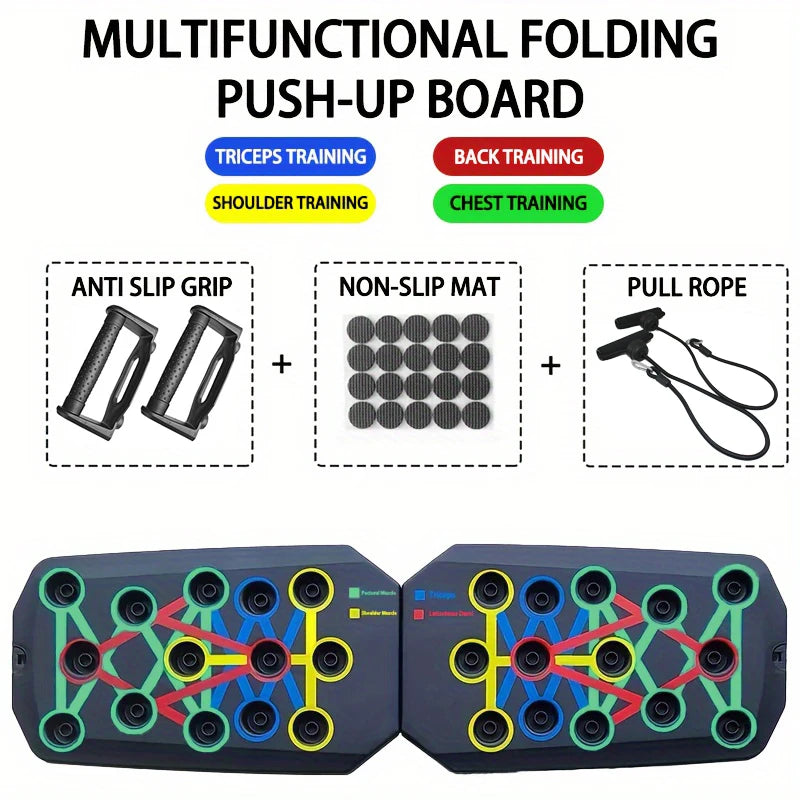 Barra Push-Up Multifunzionale Pieghevole - Allenati Ovunque! 🏋️‍♂️