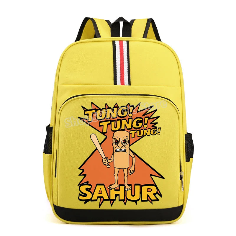 🎒 Zaino Scolastico "Italian Brainrot" - Stampa Cartoon Unica! ✨ Capienza XXL + Design Esclusivo - Per Studenti Fashion!