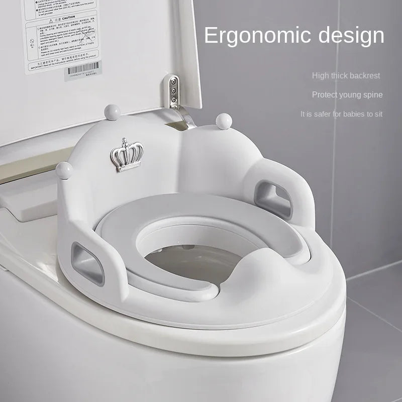Sedile WC Bambini Universale, Riduttore Vasino con Protezione Antiscivolo