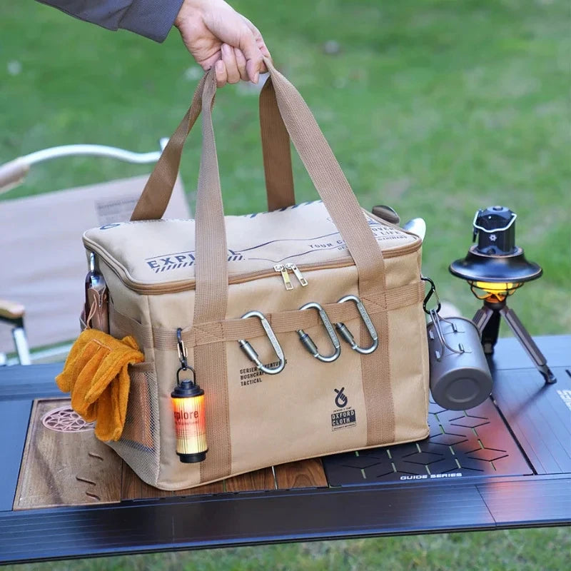 🎒 Borsa Tattica 30-42L Isolata - Impermeabile, Pieghevole, per Picnic, Campeggio e Attrezzatura da Campo!
Organizza tutto in uno spazio compatto! Perfetta per escursioni e avventure all'aperto. 🌲🔋