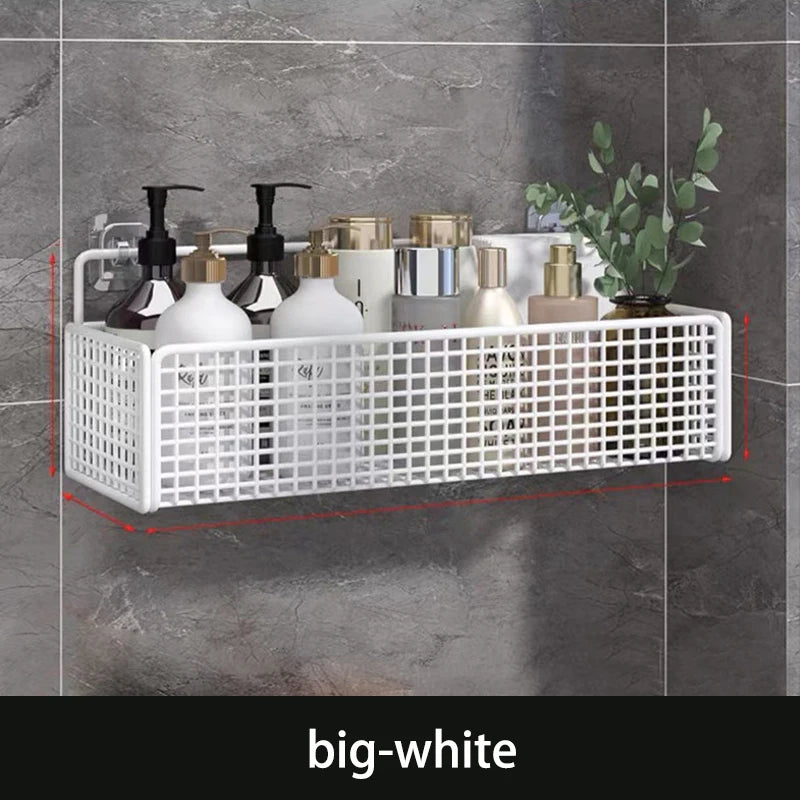 Scaffale Parete Adesivo - Per Cucina, Bagno - No Fori, Porta Oggetti