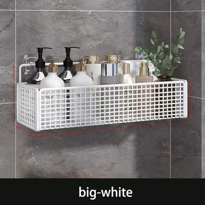 Scaffale Parete Adesivo - Per Cucina, Bagno - No Fori, Porta Oggetti