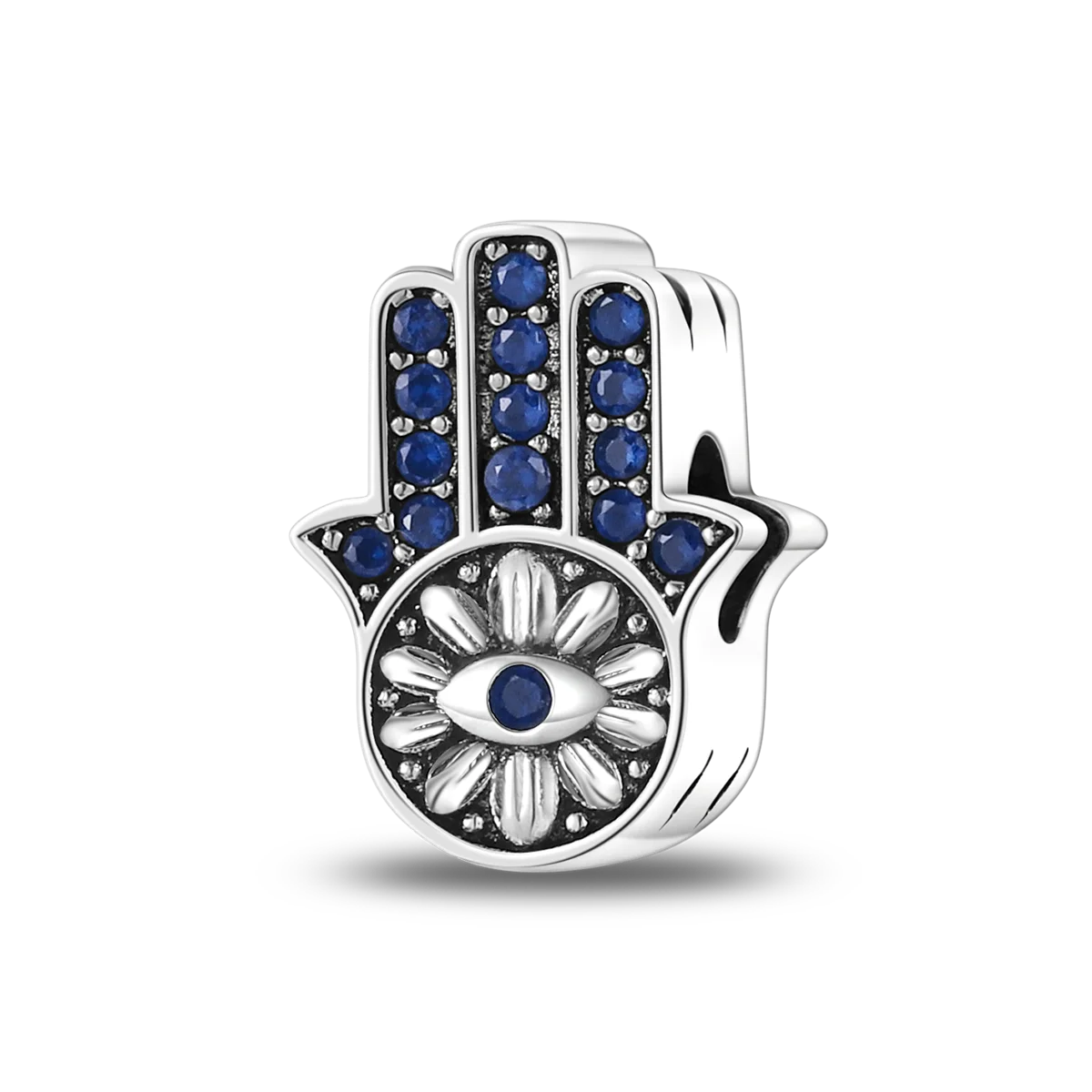 Bracciale Charm Argento 925 - Perle Blu, Gioielli Fai Da Te, Design Moderno e Minimalista Crea il tuo gioiello unico! Perle in argento sterling e charm eleganti.