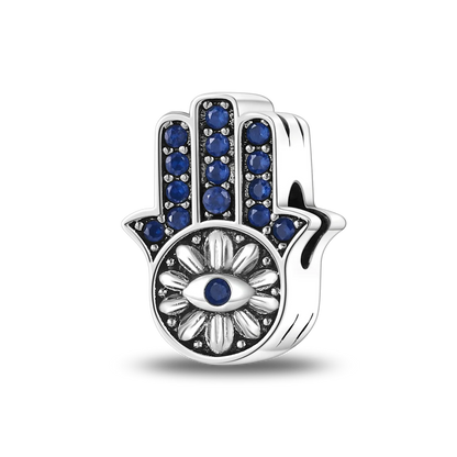 Bracciale Charm Argento 925 - Perle Blu, Gioielli Fai Da Te, Design Moderno e Minimalista Crea il tuo gioiello unico! Perle in argento sterling e charm eleganti.