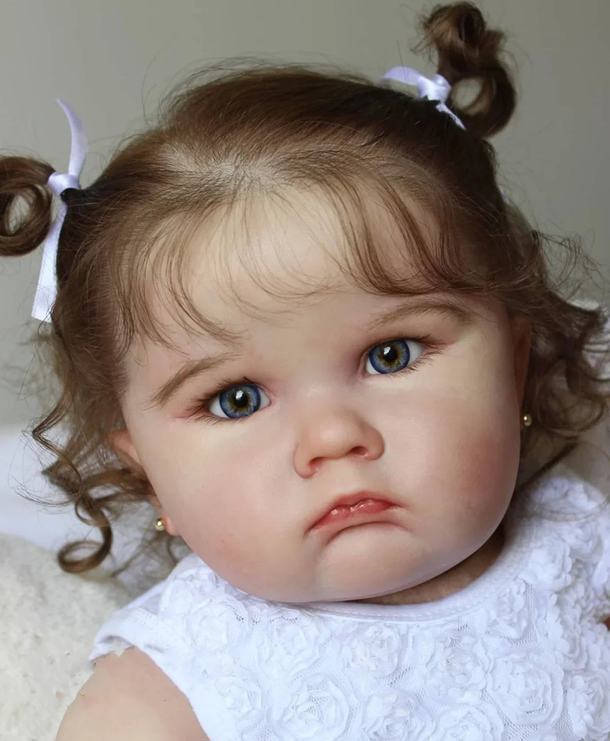 Bambola Reborn Realistica 60cm - Silicone Morbido con Vena 3D - Fatta a Mano