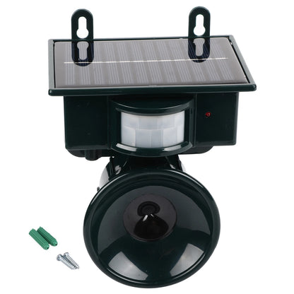 Sensore di movimento PIR ad energia solare repellente per parassiti ad ultrasuoni Bird Dog Cat Mouse Chaser repellente ad ultrasuoni repellente solare per parassiti