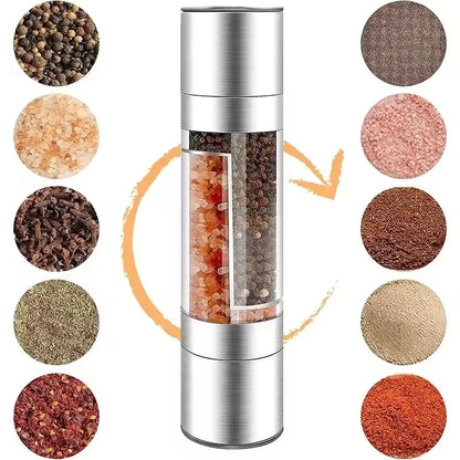 🌶️ Macinapepe e Sale 2 in 1 – Elegante e Regolabile per Spezie Fresche